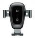 Автодержатель для смартфона с беспроводной зарядкой Baseus Wireless Charger Gravity Car Mount 32 фото 4